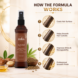 Earthly Body MKS Eco Kahm Smoothing Treatment Original Scent 2 fl oz / 60 ml hair repair hemp seed oil hair care keratin protein frizz control serum vegan cruelty-free hair care | UNDER 2499 |