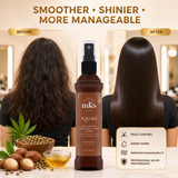 Earthly Body MKS Eco Kahm Smoothing Treatment Original Scent 2 fl oz / 60 ml hair repair hemp seed oil hair care keratin protein frizz control serum vegan cruelty-free hair care | UNDER 2499 |