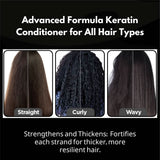 Amazon Protein Advanced Formula Keratin Conditioner 300ml | Sulphate Free Professional Hair Treatment | Smooth, Strong & Frizz-Free Hair | For All Hair Types