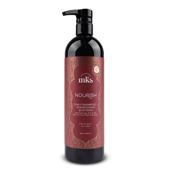 Earthly Body MKS Eco Nourish Daily Shampoo Original Scent 25 fl oz / 739 ml (Professional Size) | shampoo for women conditioner for women hair moisturizer dry hair treatment dry and frizzy hair |