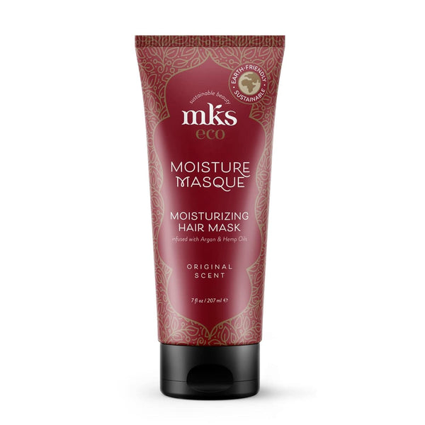 Earthly Body MKS Eco Moisture Masque 7 fl oz / 207 ml | Deep Moisturizing Hair Mask | Dry & Frizzy Hair Treatment | Nourishing Hair Repair | Original Scent