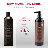 MKS eco Kahm Smoothing Shampoo 739ml Original Scent – Cleanse Moisturize Repair Hair with Moroccan Argan Oil Hemp Seed Oil Vegetable Keratin – Vegan Sulfate Free Cruelty Free