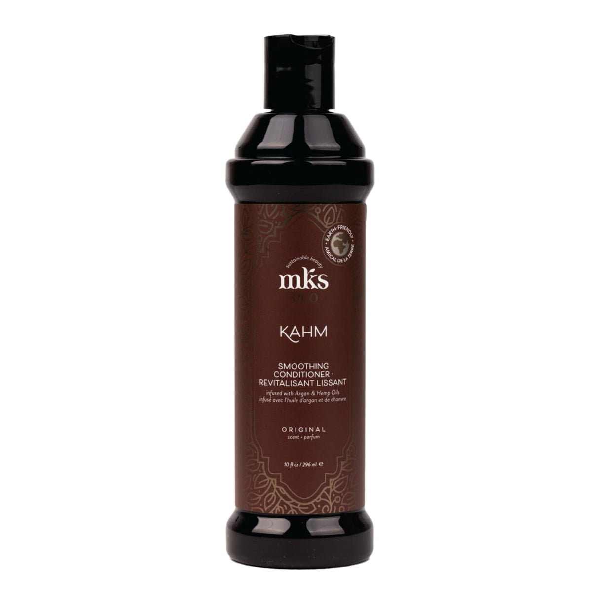 MKS eco KAHM Smoothing Conditioner – Detangling & Moisturizing Hair Conditioner with Moroccan Argan Oil, Hemp Seed Oil & Vegetable Keratin – Repairs, Softens & Smooths Hair – Vegan & Cruelty-Free, 10 fl oz (296 ml)