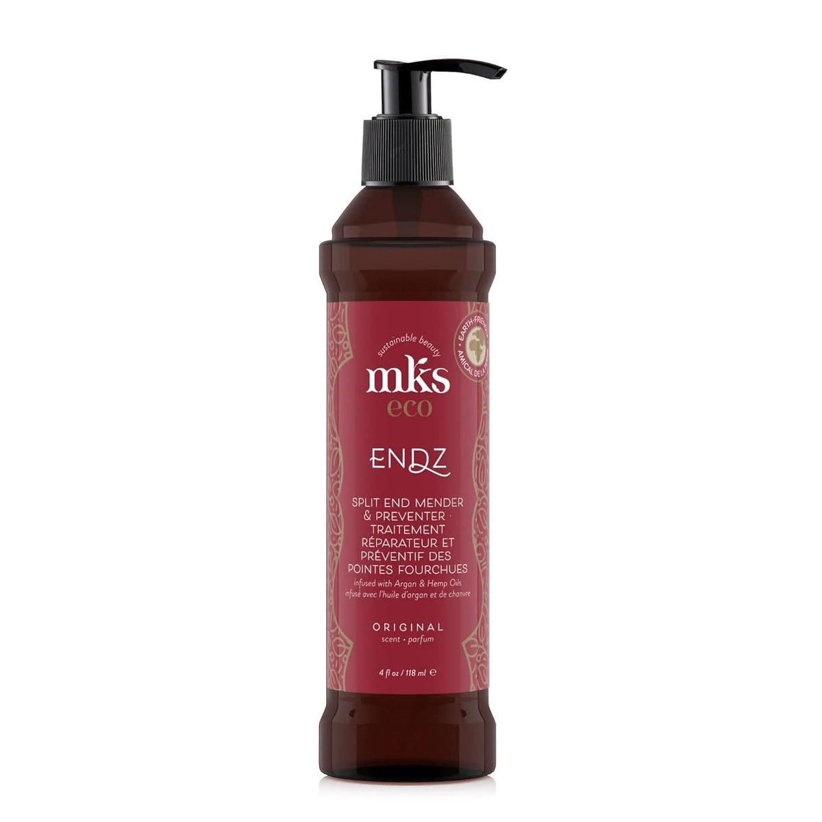 Earthly Body MKS Eco Endz Split End Mender & Preventer Original Scent 4 fl oz / 118 ml | UNDER1999 |