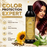 MKS eco Color Care Shampoo 296ml Sunflower Scent – Protect Prolong Hair Color Add Shine with Moroccan Argan Oil Hemp Seed Oil – Vegan Sulfate Free Cruelty Free Daily Use