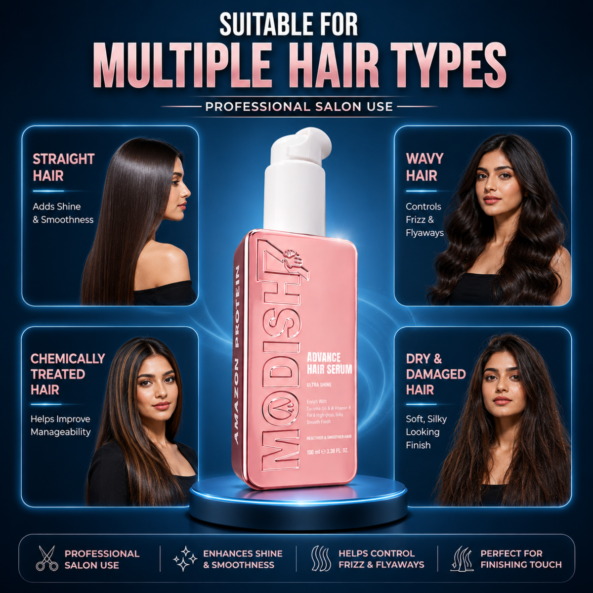 Modish7 Advance Hair Serum, how to use instructions