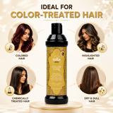 MKS eco Color Care Shampoo 296ml Sunflower Scent – Protect Prolong Hair Color Add Shine with Moroccan Argan Oil Hemp Seed Oil – Vegan Sulfate Free Cruelty Free Daily Use