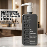 Repair Conditioner with Keratin Protein, Argan Oil, Coconut Oil & Vitamin E | Deep Nourishing & Damage Repair Conditioner for Dry, Frizzy & Damaged Hair | Smooth & Shine | 350 ml