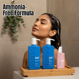 Amazon Protein Anti Dandruff Shampoo & Conditioner 350ml Each + Modish7 Hair Serum 100ml | Flake Control, Scalp Care & Frizz-Free Shine | Hair Care Combo