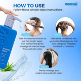 Amazon Protein Anti Dandruff Shampoo & Conditioner Combo 350 ml Each | Hydrating & Repairing Hair Care | Reduces Dandruff, Dryness & Frizz | Protein-Enriched | For Men & Women