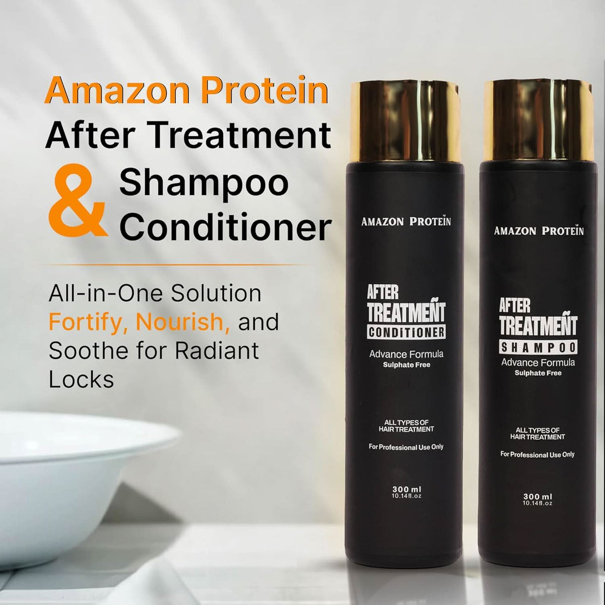 Modish7 After Treatment Shampoo & Conditioner Combo 300ml, product angle 8