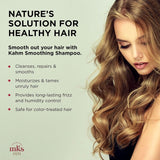 MKS eco Kahm Smoothing Shampoo 739ml Original Scent – Cleanse Moisturize Repair Hair with Moroccan Argan Oil Hemp Seed Oil Vegetable Keratin – Vegan Sulfate Free Cruelty Free