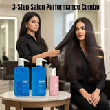Amazon Protein Anti Dandruff Shampoo & Conditioner 350ml Each + Modish7 Hair Serum 100ml | Flake Control, Scalp Care & Frizz-Free Shine | Hair Care Combo