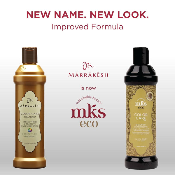 MKS Eco Color Care Shampoo Sunflower Scent 10 fl oz / 296 ml | Sulphate Free Gentle Cleanser | Protects Vibrant Hair Color | Vegan Formula