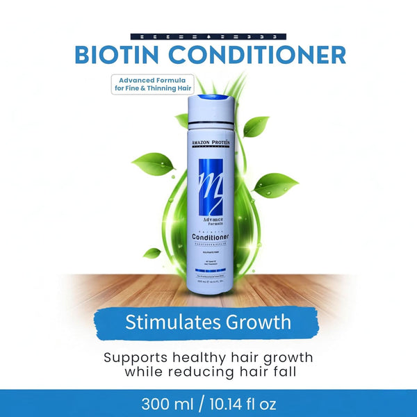 Amazon Protein Advanced Formula Keratin Conditioner 300ml | Sulphate Free Professional Hair Treatment | Smooth, Strong & Frizz-Free Hair | For All Hair Types