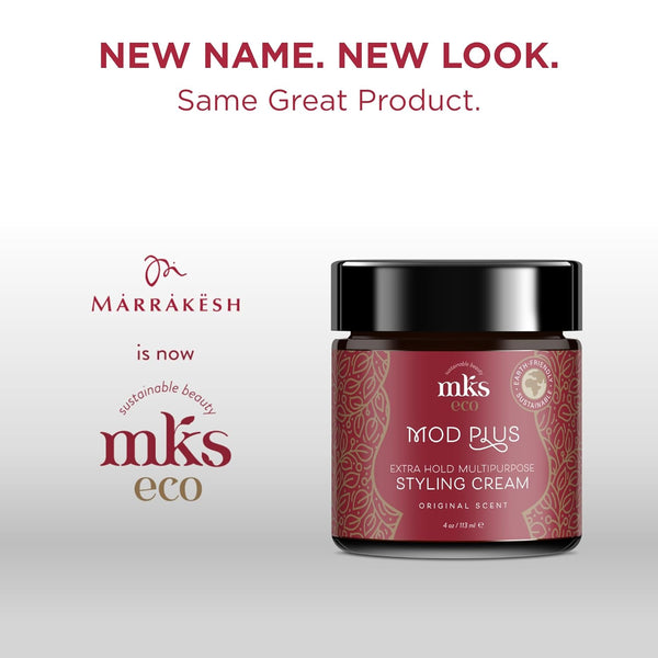 MKS Eco Mod Plus Extra Hold Multipurpose Styling Cream Original Scent 4 oz / 113 g