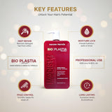 Amazon Protein Bio Plastia Treatment, 1000 ml Professional Hair Care, 33.8 Fl Oz, Nano-Keratin and Argan Oil Formula