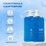 Amazon Protein Anti Dandruff Shampoo & Conditioner Combo 350 ml Each | Hydrating & Repairing Hair Care | Reduces Dandruff, Dryness & Frizz | Protein-Enriched | For Men & Women