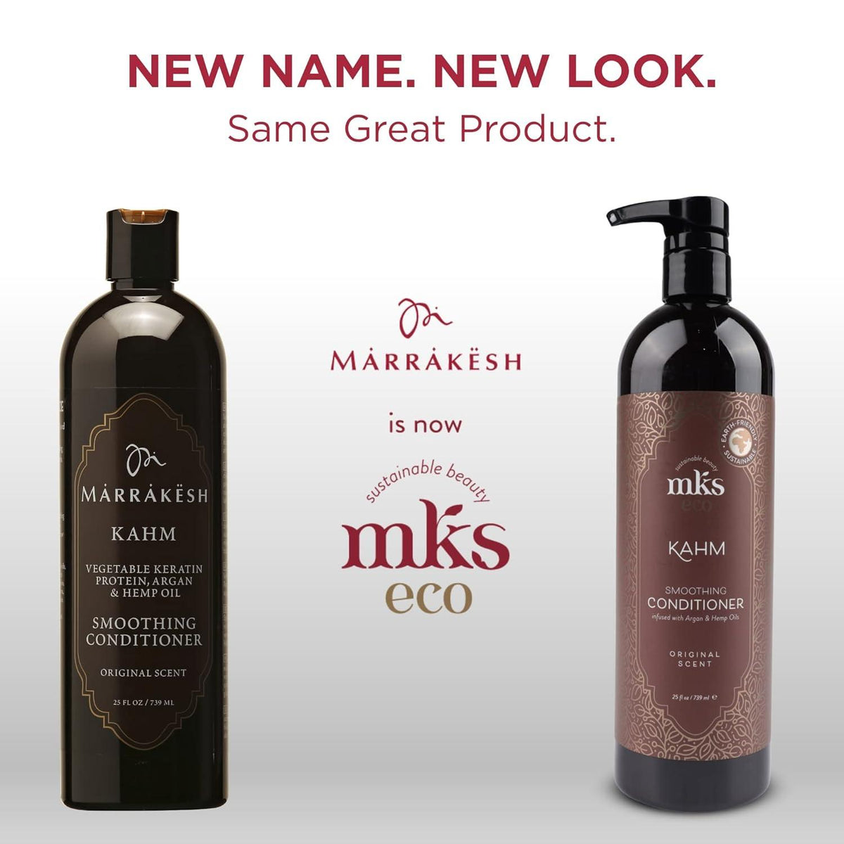 MKS eco Kahm Smoothing Conditioner 739ml, product angle 4