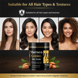 Amazon Protein Moroccan Argan Oil Hair Mask 500g | Deep Conditioning Treatment for Dry & Damaged Hair | Smoothness, Hydration & Shine | Professional Hair Care