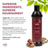 Earthly Body MKS Eco Nourish Daily Shampoo 10 fl oz / 296 ml | Sulphate Free Moroccan Nourishing Cleanser | Vegetable Keratin & Protein | Original Scent