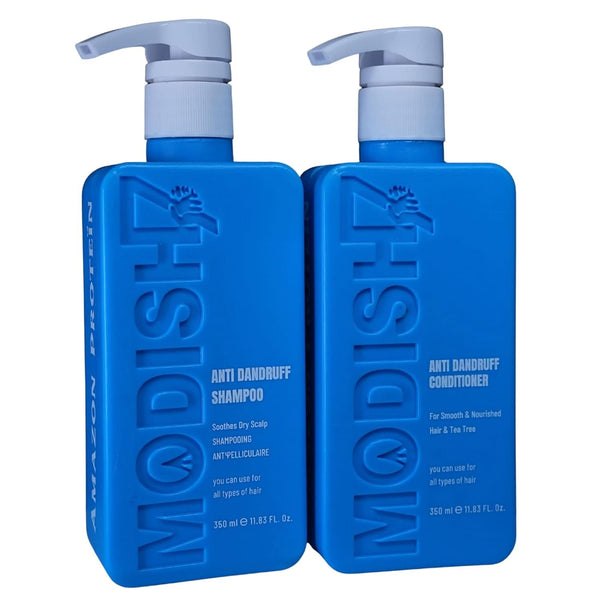Amazon Protein Anti Dandruff Shampoo & Conditioner Combo 350 ml Each | Hydrating & Repairing Hair Care | Reduces Dandruff, Dryness & Frizz | Protein-Enriched | For Men & Women