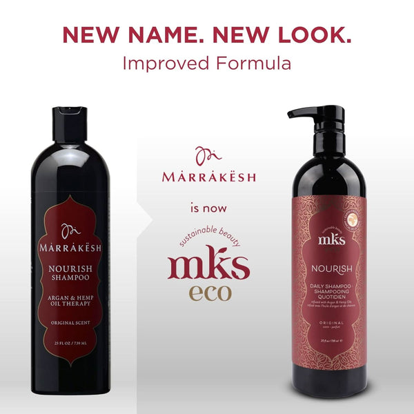 Earthly Body MKS Eco Nourish Daily Shampoo Original Scent 25 fl oz / 739 ml (Professional Size) | shampoo for women conditioner for women hair moisturizer dry hair treatment dry and frizzy hair |