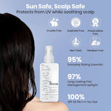 UV Protector Hair Spray 120ml | UV Protection for Hair & Scalp | Reduces Sun Damage, Dryness & Frizz | Lightweight, Non-Sticky Formula | For Strong, Radiant Hair