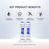 Amazon Protein Advanced Formula Keratin Shampoo & Conditioner Combo Smoothing,Professional Hair Treatment, For Stronger Hair | Controls Hair Fall |For Men & Women