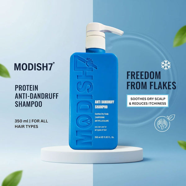 Amazon Protein Anti Dandruff Shampoo 350 ml | Soothes Dry Scalp | Reduces Flakes & Itchiness | Protein-Enriched Formula | For All Hair Types | Anti-Pelliculaire Shampoo