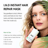 INO Leave-In Repair Mask 1.7 oz / 50 ml | leave-in hair mask | hair repair treatment | deep conditioning mask | damaged hair repair | hair mask for dry hair (Pack of 1)