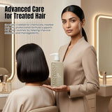Repair Shampoo with Keratin Protein, Argan Oil & Coconut Oil | Deep Damage Repair, Smooth & Frizz Control Shampoo for Dry, Damaged Hair | Gentle Daily Use | 350 ml