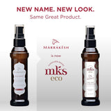 MKS eco Oil Light - Hair Styling Elixir - Moroccan Argan Oil, Hemp Seed Oil - Ideal for Fine Hair - Moisturize, Nourish Hair & Control Frizz - Vegan & Cruelty Free (2 fl oz 60 ml)