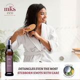 MKS eco X - Leave-In Treatment & Detangler - Moroccan Argan Oil, Hemp Seed Oil - Vegan & Cruelty Free | UNDER 3500 |