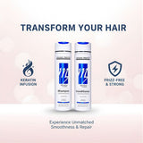 Amazon Protein Advanced Formula Keratin Shampoo & Conditioner Combo Smoothing,Professional Hair Treatment, For Stronger Hair | Controls Hair Fall |For Men & Women