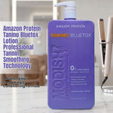 Amazon Protein Tanino Bluetox Hair Smoothing Lotion 1000ml | Tannin Technology Formula with Keratin & Proteins | Frizz Control, Shine & Strength | Professional Hair Repair Treatment | For All Hair Types