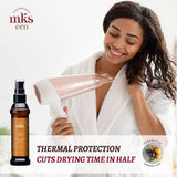 Earthly Body MKS Eco Oil Hair Styling Elixir Dreamsicle Scent 2 fl oz / 60 ml