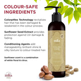 MKS eco Color Care Shampoo 296ml Sunflower Scent – Protect Prolong Hair Color Add Shine with Moroccan Argan Oil Hemp Seed Oil – Vegan Sulfate Free Cruelty Free Daily Use