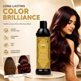 MKS eco Color Care Shampoo 296ml Sunflower Scent – Protect Prolong Hair Color Add Shine with Moroccan Argan Oil Hemp Seed Oil – Vegan Sulfate Free Cruelty Free Daily Use