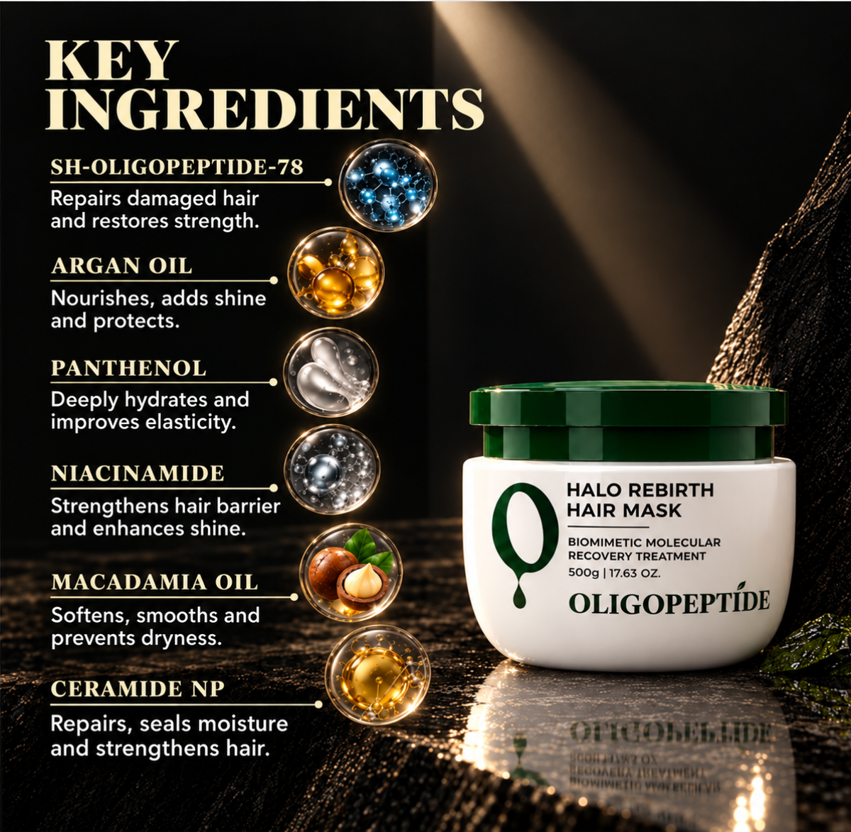 Halo Rebirth Hair Mask (500gm)