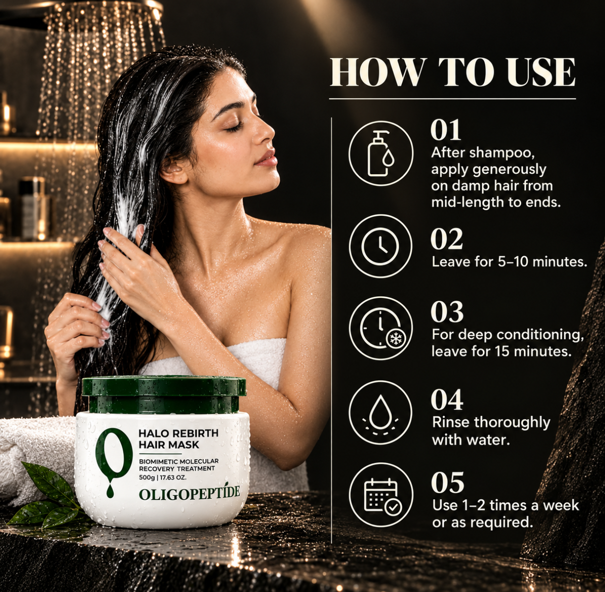 Halo Rebirth Hair Mask (500gm)