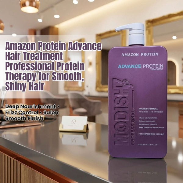 Amazon Protein Advance Hair Treatment 1000ml | Professional Protein Treatment for Smooth, Frizz-Free, Shiny Hair | Deep Repair & Nourishment