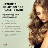 Earthly Body MKS Eco Nourish Daily Shampoo 10 fl oz / 296 ml | Sulphate Free Moroccan Nourishing Cleanser | Vegetable Keratin & Protein | Original Scent