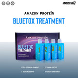 Amazon Protein Bluetox Monodoes KIT Hair Treatment Kit, 4-Step Professional Straightening System 480ml