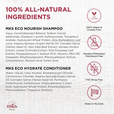 MKS eco Nourish Shampoo & Hydrate Conditioner Combo, Original Scent (10 fl oz / 296 ml Each) | Moroccan Argan Oil & Hemp Seed Oil | Vegan, Cruelty-Free Hair Care