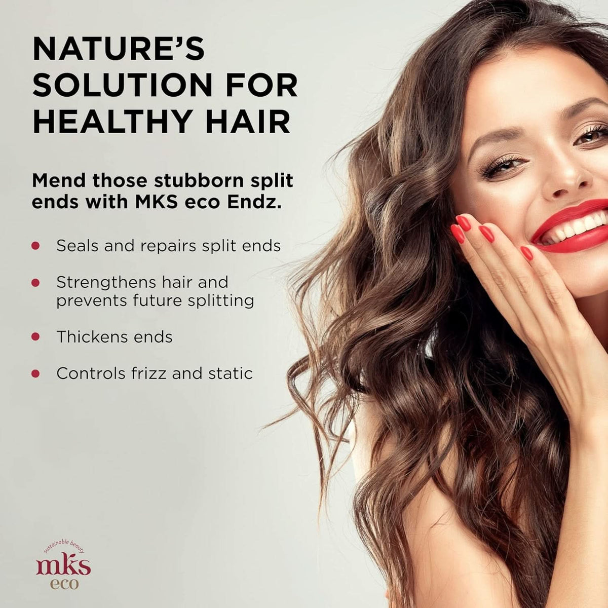 MKS eco Endz Split End Mender & Preventer 118ml, product angle 6
