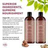 MKS eco Nourish Shampoo, Original Scent  / 739 ml + MKS eco Hydrate Conditioner, Original Scent   / 739 ml