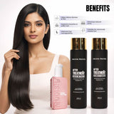 Amazon Protein Argan Oil Shampoo & Conditioner 300ml Each + Argan Oil 50ml | Sulfate-Free Frizz Control, Deep Nourishing & Shine Boost | Hair Care Combo
