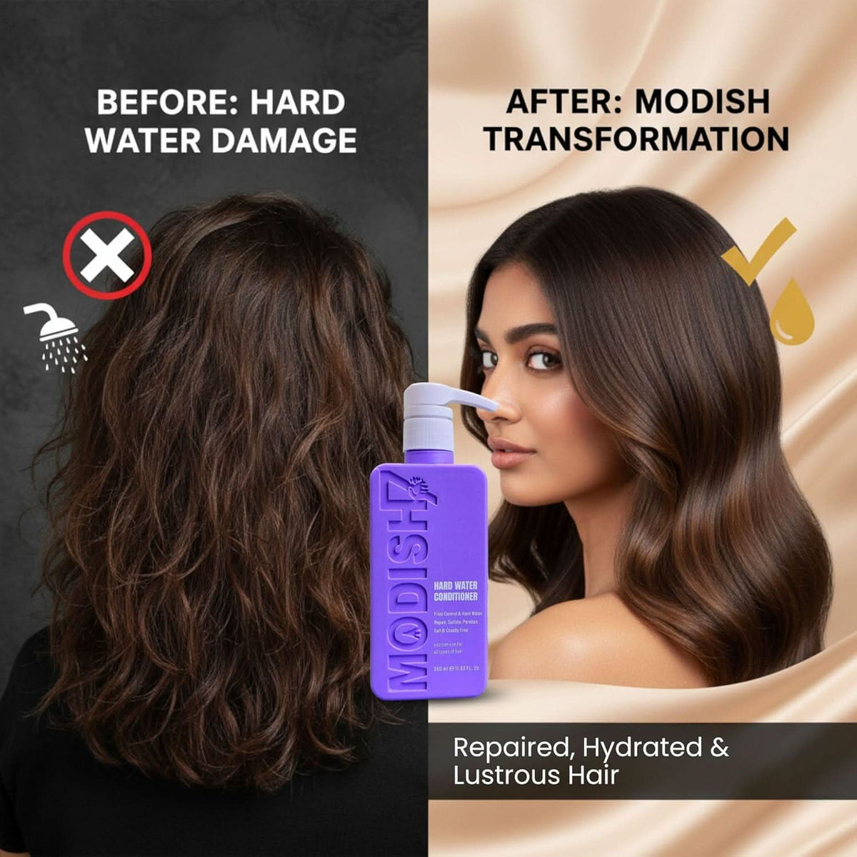 Modish7 Hard Water Conditioner 350ml, product angle 8
