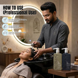 Repair Shampoo & Conditioner Combo with Argan Oil, Keratin & Biotin | Deep Damage Repair, Smooth & Frizz Control | For Dry, Damaged & Chemically Treated Hair | Sulfate Free | 350ml Each